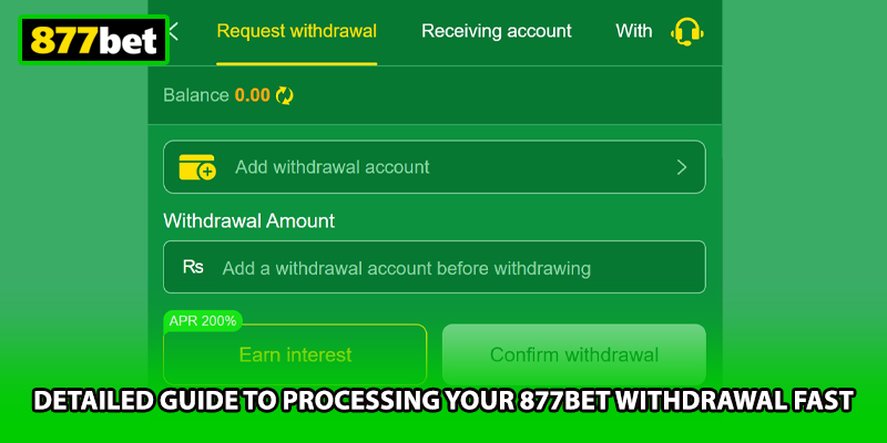 Detailed guide to processing your 877BET withdrawal fast