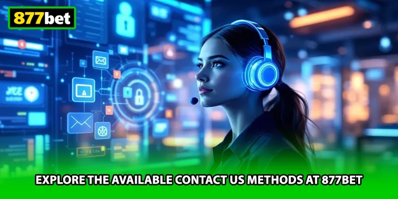 Explore the available contact us methods at 877BET